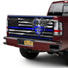 Thin Blue Line truck Tailgate Decal Sticker Wrap Tailgate Wrap Decals For Trucks