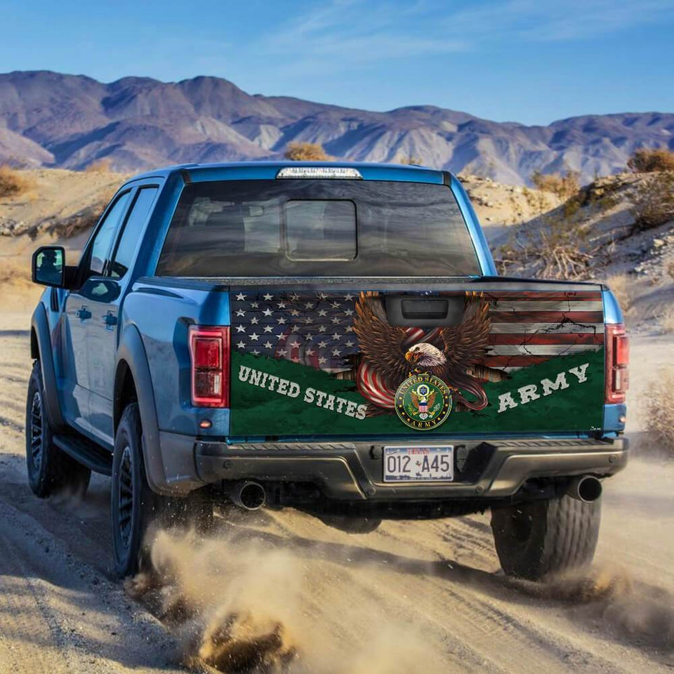 United States Artruck Tailgate Decal Sticker Wrap Tailgate Wrap Decals For Trucks