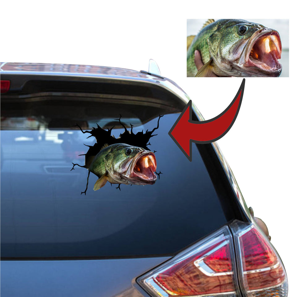 Personalized Fishing Stickers for Cars Your Cute Funny Vinyl