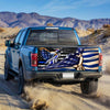 The Thin Blue Line American Eagle truck Tailgate Decal Sticker Wrap Tailgate Wrap Decals For Trucks