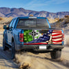 Irish American truck Tailgate Decal Sticker Wrap Tailgate Wrap Decals For Trucks