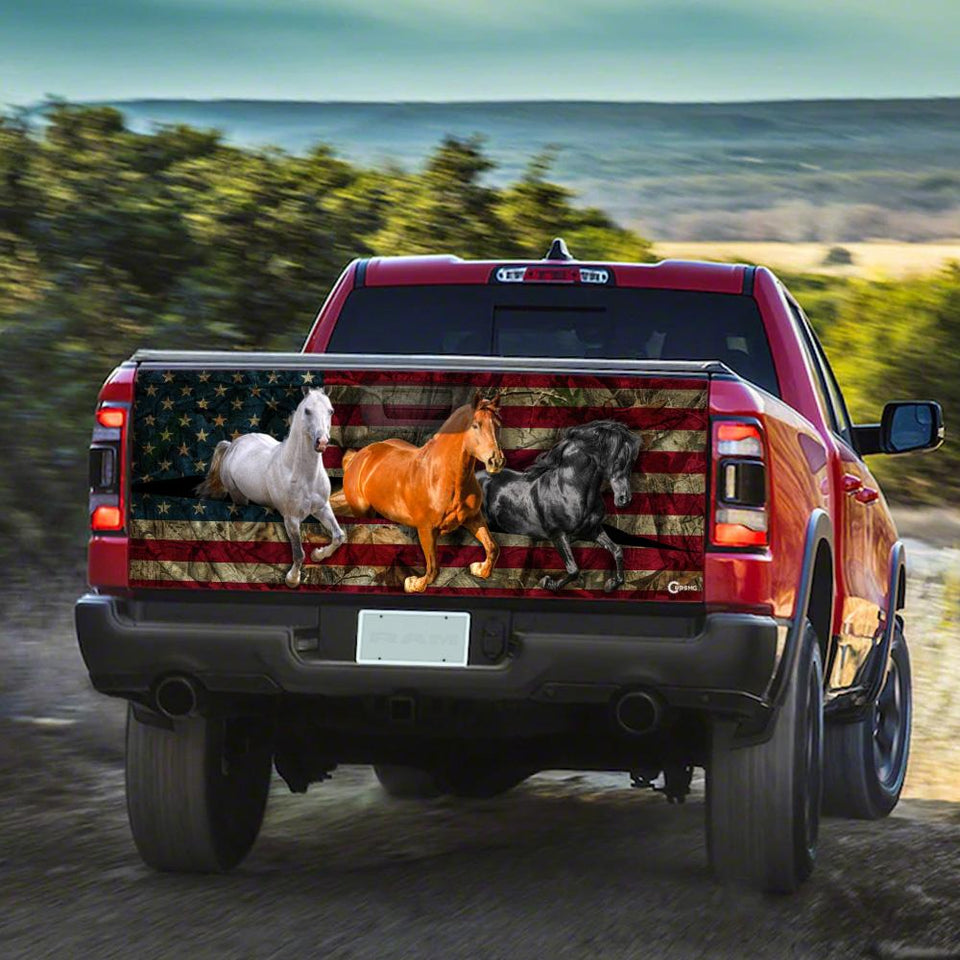 Horstruck Tailgate Decal Sticker Wrap Gifts For Horse Owners  Tailgate Wrap Decals For Trucks