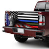 Police Military And Fire Thin Line truck Tailgate Decal Sticker Wrap Tailgate Wrap Decals For Trucks