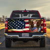Patriotic American Eagle truck Tailgate Decal Sticker Wrap Tailgate Wrap Decals For Trucks