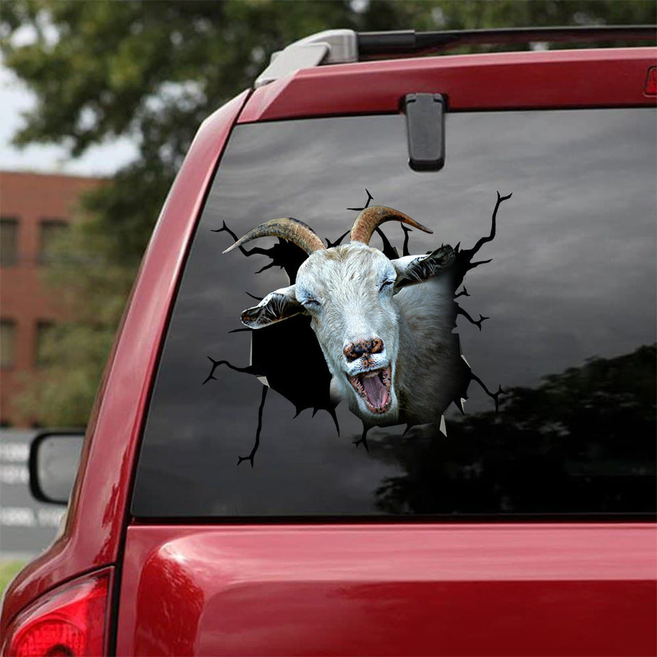 [sk1295-snf-lad]-cashmere-goat-crack-sticker-cattle-lover