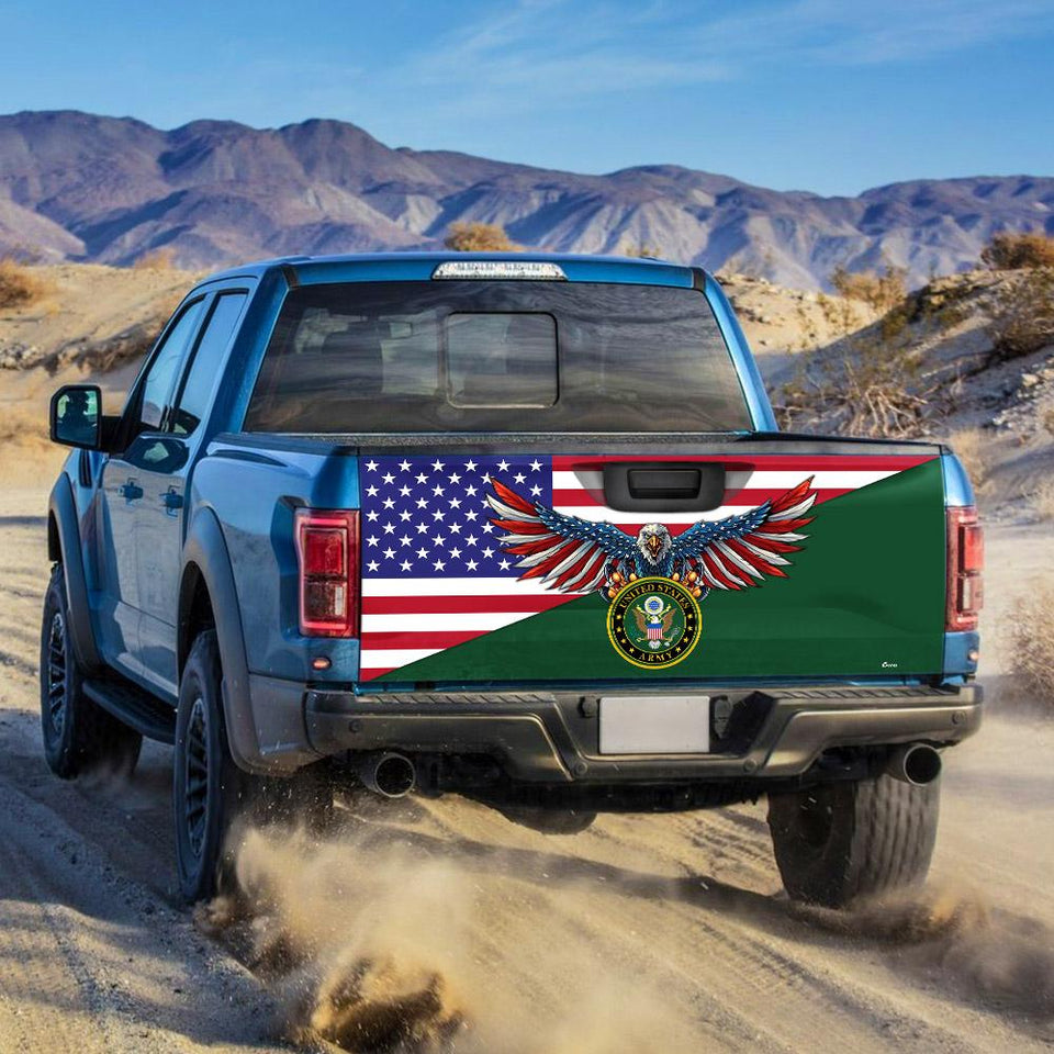 United States Artruck Tailgate Decal Sticker Wrap Tailgate Wrap Decals For Trucks