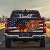 Firefighter American truck Tailgate Decal Sticker Wrap Tailgate Wrap Decals For Trucks