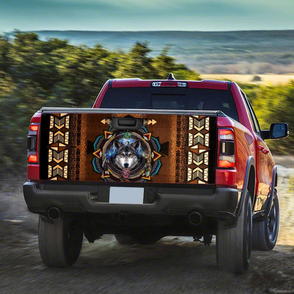 Native American truck Tailgate Decal Sticker Wrap Tailgate Wrap Decals For Trucks