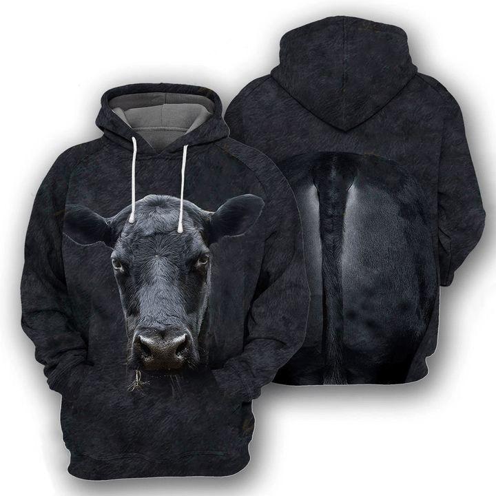 COW ANGUS CATTLE HOODIE 3D