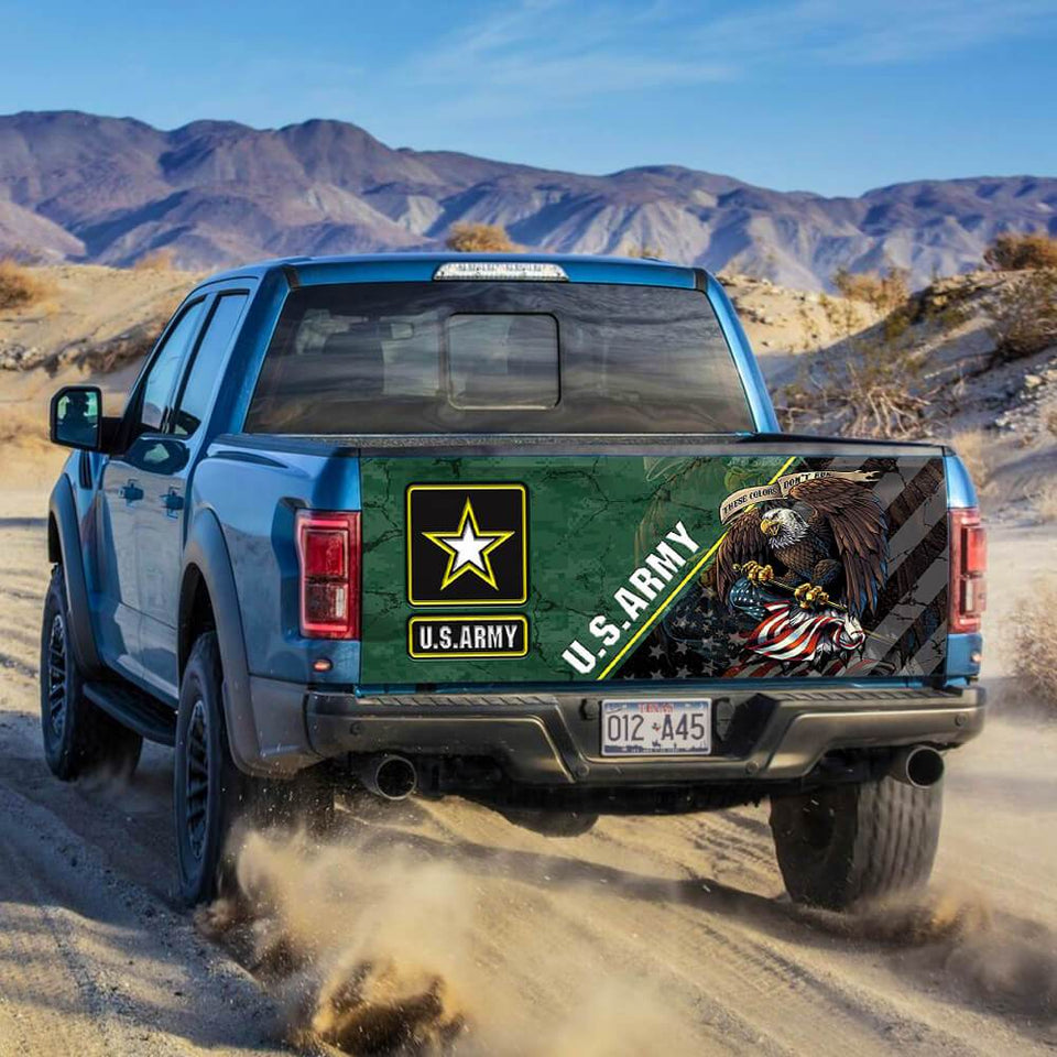United States Artruck Tailgate Decal Sticker Wrap Tailgate Wrap Decals For Trucks