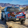Proud To Be An American truck Tailgate Decal Sticker Wrap Tailgate Wrap Decals For Trucks