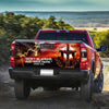 God Jesus Christian American truck Tailgate Decal Sticker Wrap Tailgate Wrap Decals For Trucks