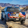 God Jesus Cross Eagle American truck Tailgate Decal Sticker Wrap Tailgate Wrap Decals For Trucks