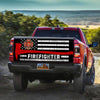Firefighter truck Tailgate Decal Sticker Wrap Tailgate Wrap Decals For Trucks