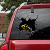 [sk1875-snf-tnt]-funny-frog-crack-car-sticker
