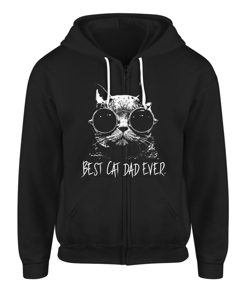 Best Cat Dad Ever Vintage Retro Cat Father Gift Men Tshirt
