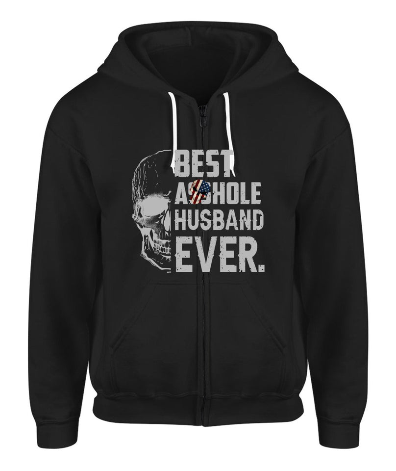 Best Freaking Husband Ever Flag Skull 2D Full K1582