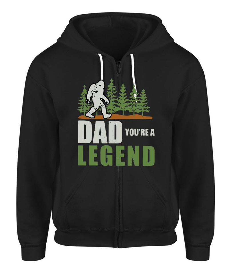 Dad You're a Legend Bigfoot T Shirt K1359