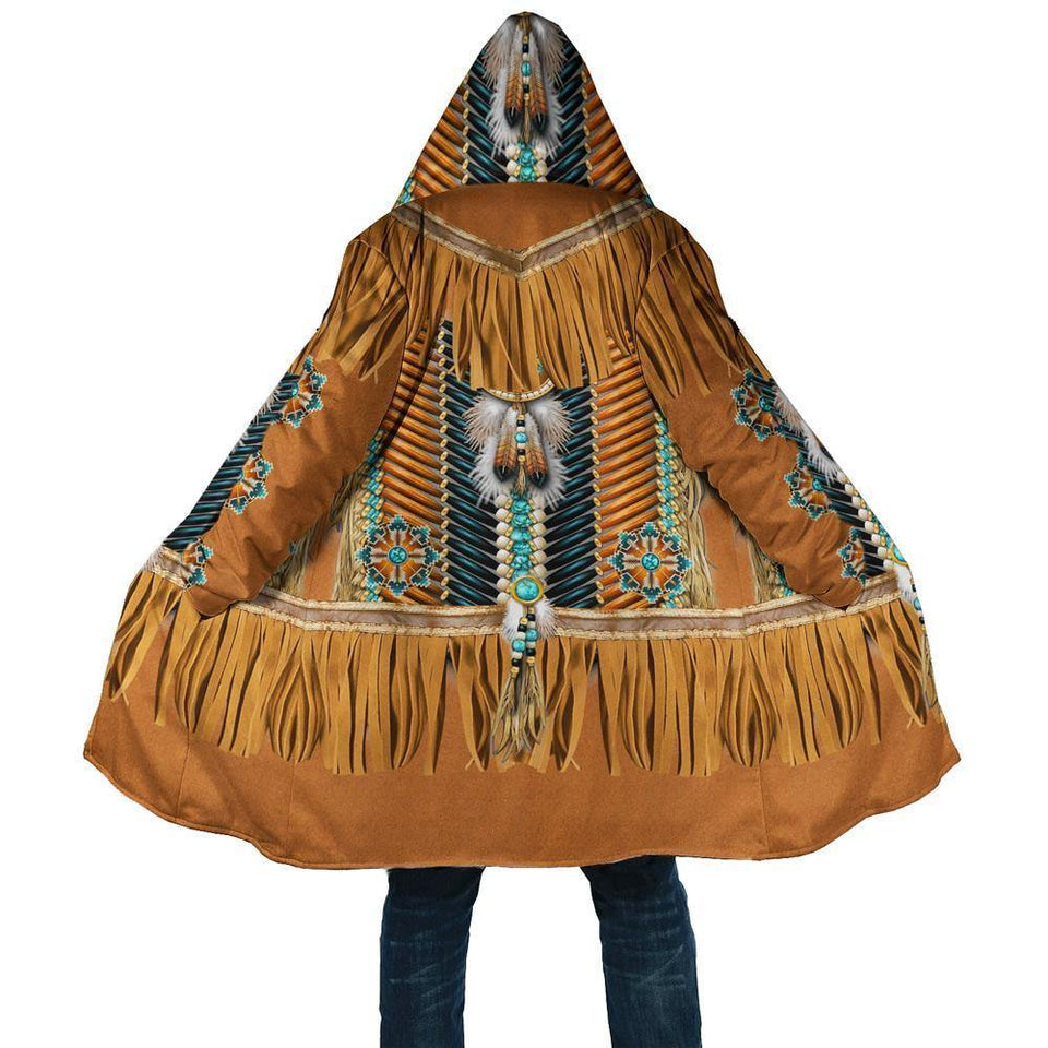 Caramel Hoodie Coat HC1061 - Camellia Print