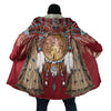 Aborigine Dreamcatcher Hoodie Coat HC1060 - Camellia Print