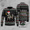1A DAIRY COW MERRY CHRISTMAS SWEATSHIRT 3D