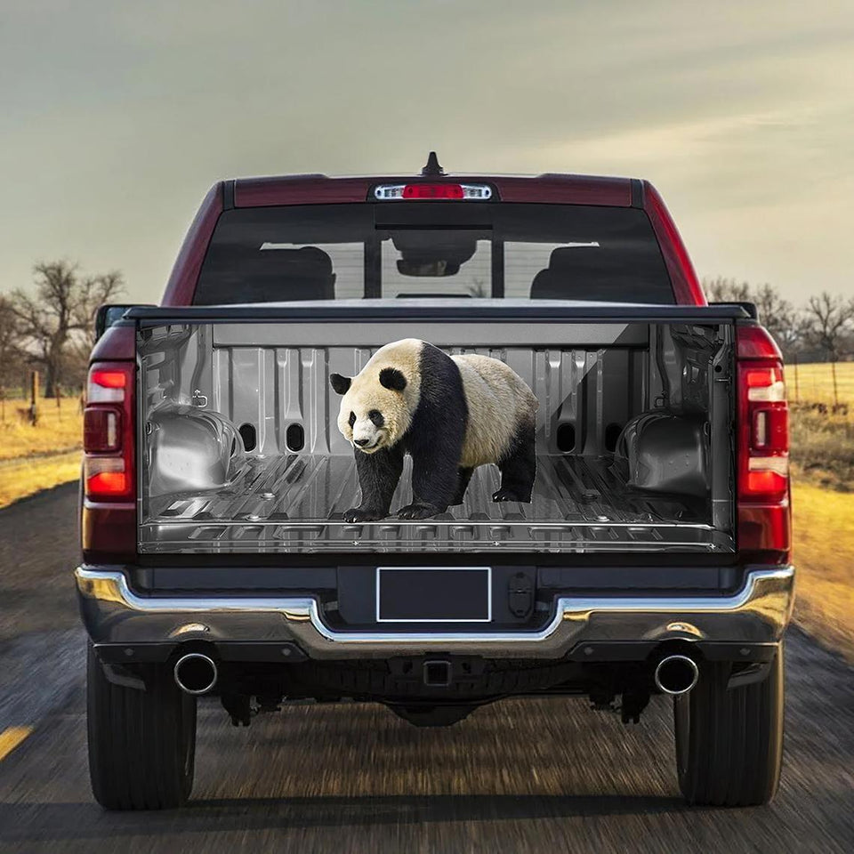 Panda Funny Graphic Art Tailgate Wrap Decal Tailgate Sticker For Trucks