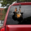 Funny Doberman Sticker Dogs Lover SK0079 - Camellia Print