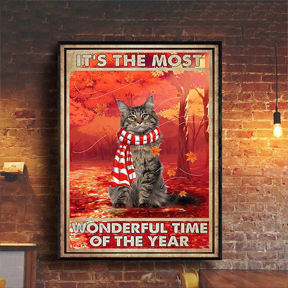 Autumn CAT It's THE MOST Wonderful TIME P1189