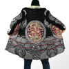 Dragon Hoodie Coat HC1031 - Camellia Print