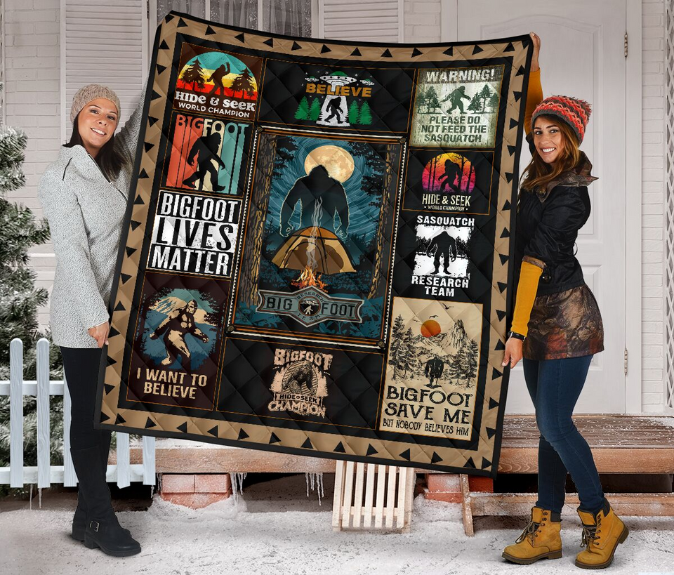 Bigfoot Fleece Blanket Bk1942
