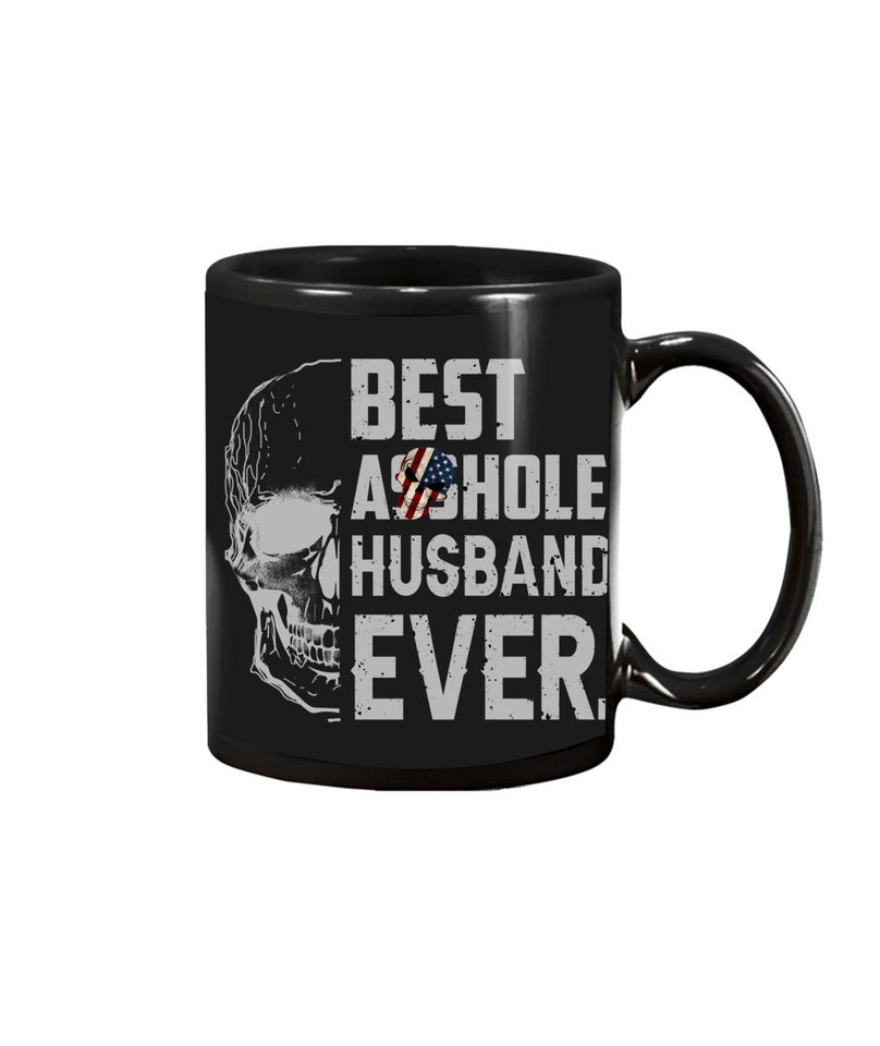 Best Freaking Husband Ever Flag Skull 2D Full K1582