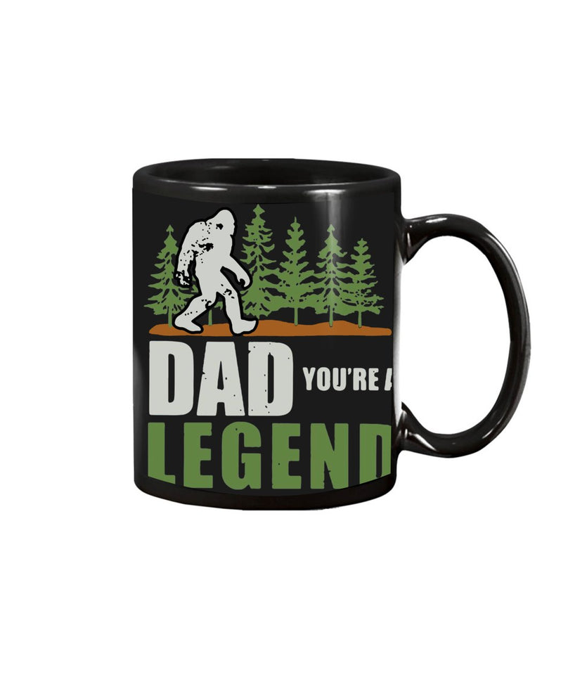 Dad You're a Legend Bigfoot T Shirt K1359
