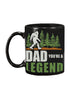 Dad You're a Legend Bigfoot T Shirt K1359