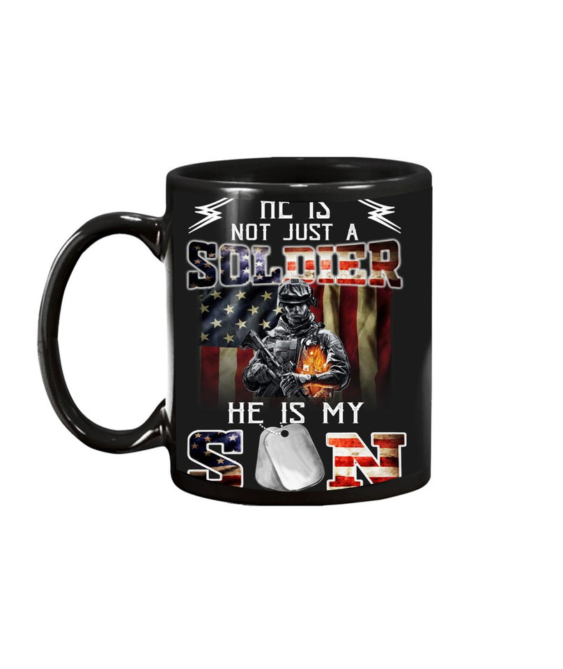 He is My Son Not Just a Soldier T Shirt K1824