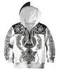 Viking Tattoo Version 3.0 3D Full Over Print Ht1109