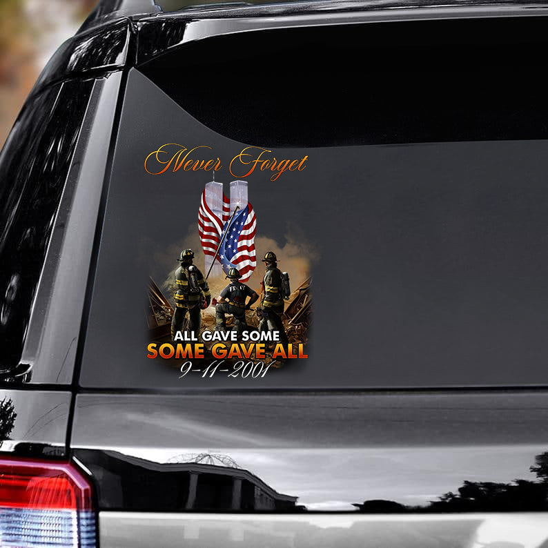 Never Forget Decal for Rear Window Wiper the Cutest Logo - General die-cut waterproof vinyl sticker decal