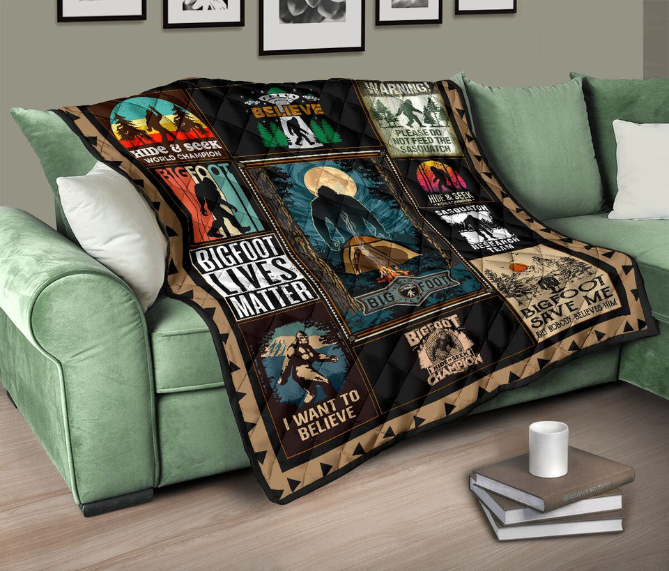 Bigfoot Fleece Blanket Bk1942