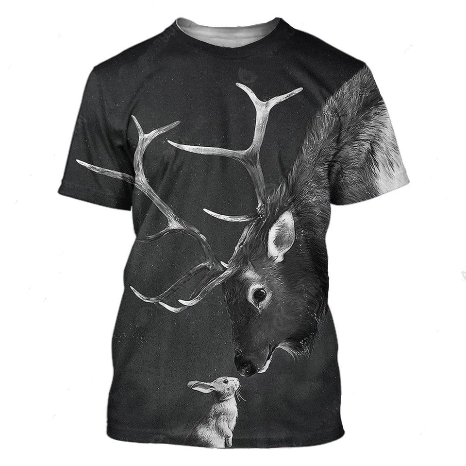 Friend's Deer Printed 3D All Over DC044