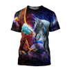 [sk0443-auh-ptd] EAGLE Wolf 3D Unisex Hoodies - Camellia Print