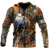 3D All Over Print Camo Deer Hunter Hoodie DD08102001