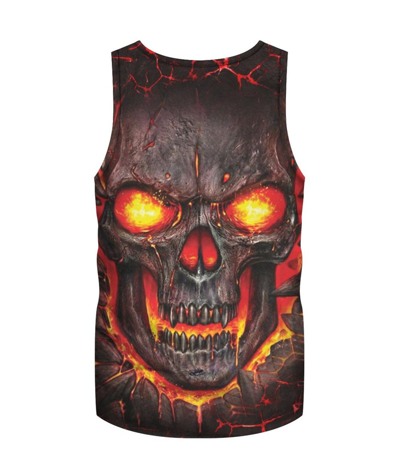 Skull Fire 3D Full Over Print