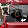 Personalized Labrado pet emoji die-cut waterproof vinyl sticker