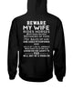 Beware My Wife Rides Horses T Shirt K2658