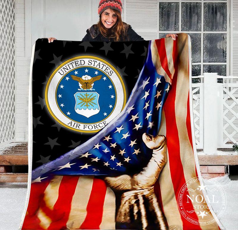 Airforce Fleece Blanket Bk1959