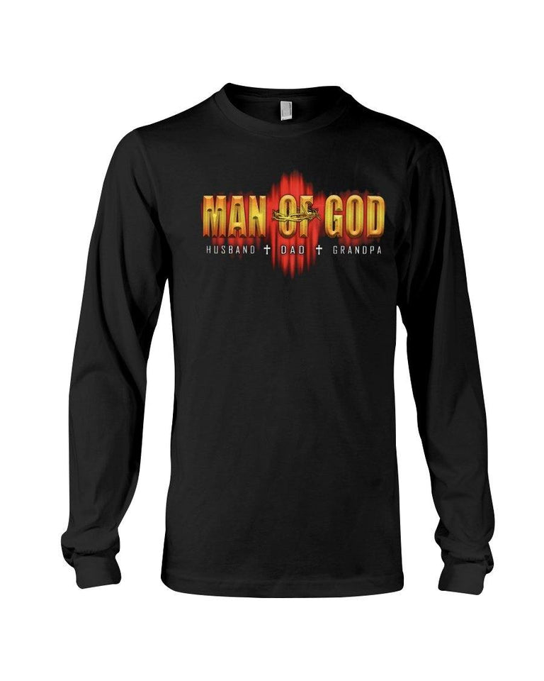 Man Of God 2D T-Shirt K1414 - Camellia Print