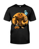 Bigfoot Halloween Pumpkin T Shirt K1819