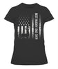 Best Buckin Dad Ever American Flag Gift for Fathers Day Tee Shirt