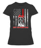 Best Dog MOM Ever Boxer Dog MOM USA Flag Patriotic Tshirt