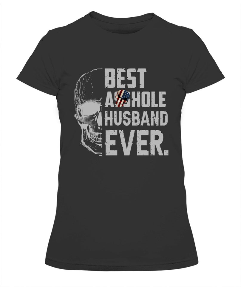 Best Freaking Husband Ever Flag Skull 2D Full K1582