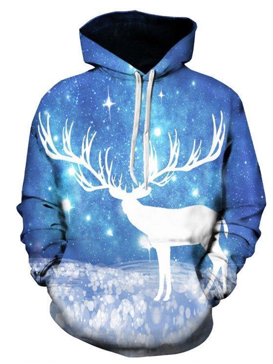 Deer On Autumn Hoodie 3D All Over Print DC010